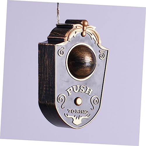 NOLITOY 2 Unidades campainha complicada porta suspensa do dia das bruxas abóbora falante campainha d