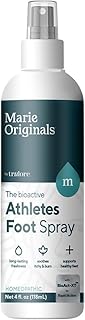 Marie Originals Homeopathic Athletes Foot Spray for Itchy Burning Skin Relief Natural Odor Control