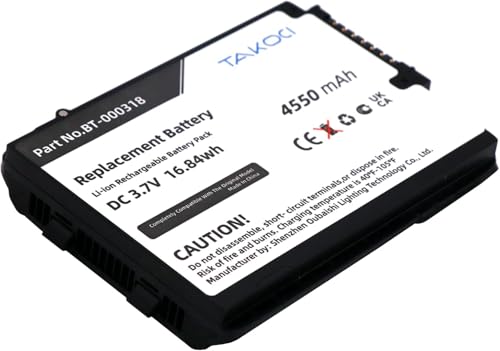 4550mAh TC77 Battery Replacement Compatible with Zebra Symbol Motorola Barcode Scanner TC77 TC70 TC72 TC75 TC700H TC700K TC720L fits BT-000318-01