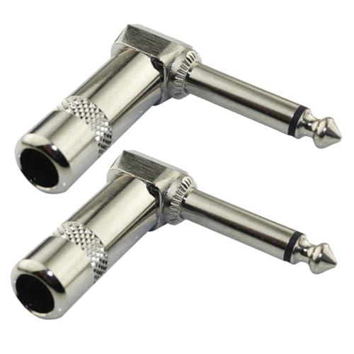 2�� �P�[�u���v���O gfc �M�^�[ guiter mixer �M�^�[�y�_���P�[�u�� �M�^�[�A�_�v�^�[ 6.35���m�j�b�P�����b�L�G���{ �M�^�[�ڑ����v���O �������� Silver DRESSOOS