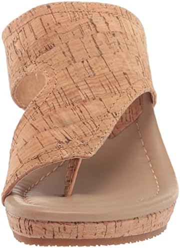 Donald Pliner Women's Wedge Sandal, Natural, 5 | Image 1