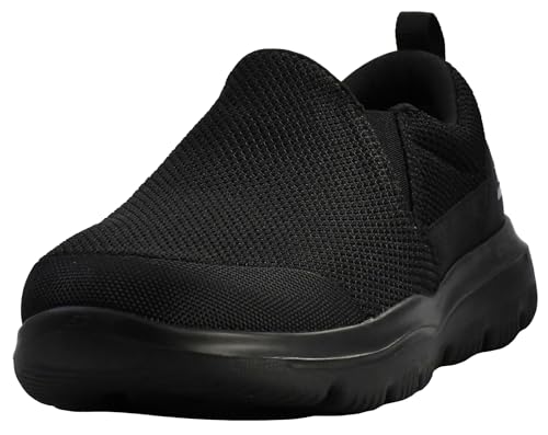 Skechers Men's GO WALK EVOLUTION ULTRA-IMPEC Sneakers, Black, 9.5 Regular US by Skechers - Used condition - CA$46.19