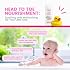Organic Baby Essentials Bath Care Set - Certified Organic Baby Shampoo, Lotion & Nappy Cream - Dermatologist Tested, Newborn Safe, Gentle & Nourishing