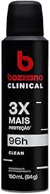 Bozzano Desodorante Clinical Clean Antitranspirante Aerossol Masculino 150Ml