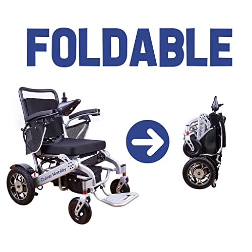 Electric Wheelchair 330 Lbs Max Load-500W-13 Miles Xl For Adults, All Terrain Lightweight Foldable Wheelchairs,Power Motorized Electric Wheel Chair (Gray) #TOP4