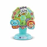 EINFACHE ANBRINGUNG - Das Riesenrad Baby hat eine Saugnapf-Halterung, die es einfach und sicher auf dem Hochstuhl und auf glatten Oberflächen ermöglicht.