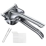 Spremiagrumi manuale portatile multiuso spremiagrumi con 10 sacchetti filtro e pinze per alimenti per spremere lime, arance e limoni, succo