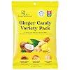 GT Ginger Candy Variety Pack, 4.41 Ounce Bag, 1 Pack