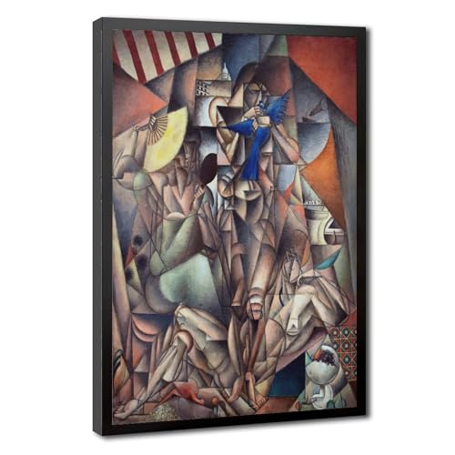 Toile The Blue Bird Jean Metzinger, cadre déco murale bureau et salon