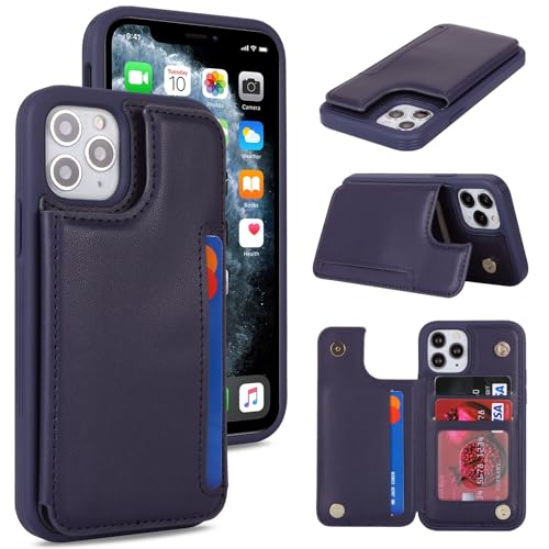 Étui portefeuille iPhone 11 Pro blocage RFID anti-piratage