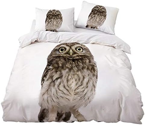 Sticker Superb. Animal 3D Bedding Set Soft Microfiber Polyester Zipper Duvet Cover with Pillowcase 50x75 cm Boy Girl Quilt Cover Single Double King Size, Black Pug (Black,Double 200x200 cm)