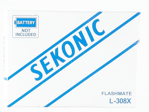 Sekonic FLASHMATE L-308X Photographers and Film Makers Exposure Meter - Black/Blue