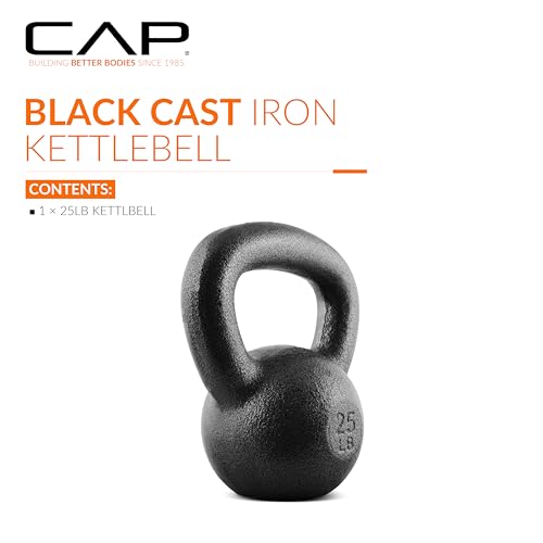 Image of CAP Barbell Cast Iron Kettlebell - Singles and Sets, Multiple Weight Choices