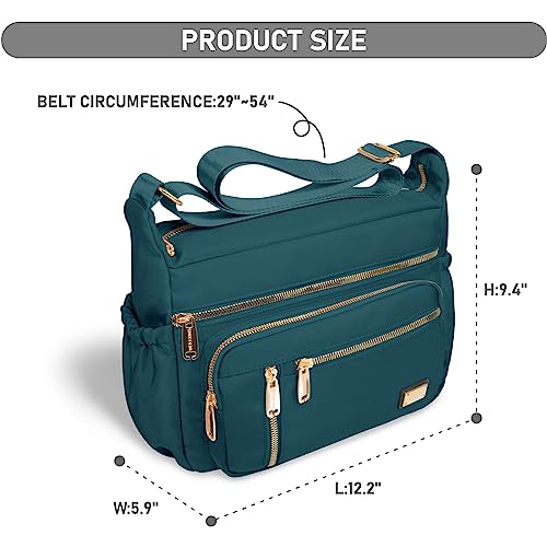 Image of NPBAG Crossbody Bag for Women, Shoulder Purse Handbag Messenger Bag, Trendy Pocketbooks, Waterproof and Multi-Pockets