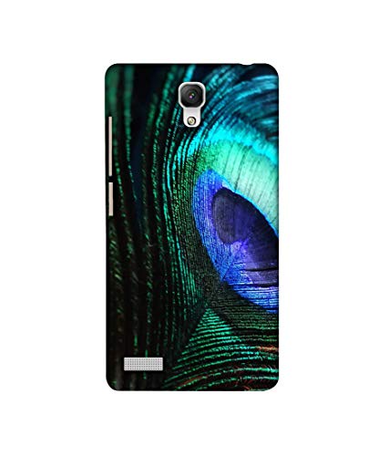 Amazon Brand - Solimo Designer Peacock Feather 3D Printed Hard Back Case Mobile Cover for Xiaomi Redmi Note 4G
