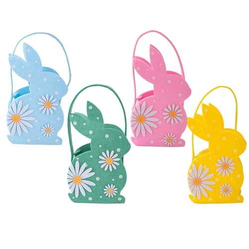 Cesta para huevos con forma de conejo, para Pascua, para niños, para Pascua