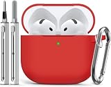 Inesore Compatible with AirPods 5/4 Case- Red