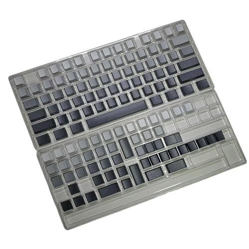 Teclas de sublimación de tinta para teclados mecánicos con 125 piezas de altura original
