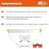GSI Outdoors, Pop-Up Badminton Set, Perfect for Backyard, Beach, Picnic, BBQ & Camping, Multi 10