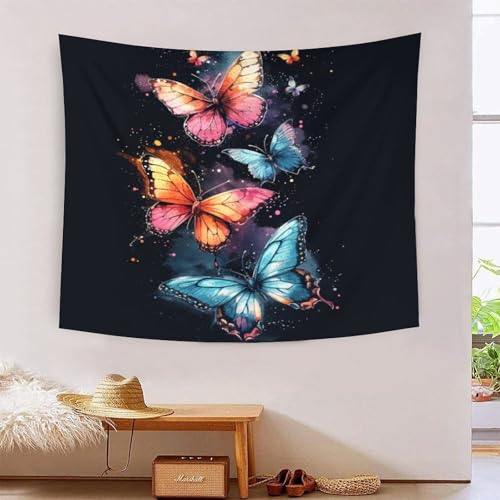 Tapisserie décoration murale tissu papillon 3D NMOTARVIN grand format