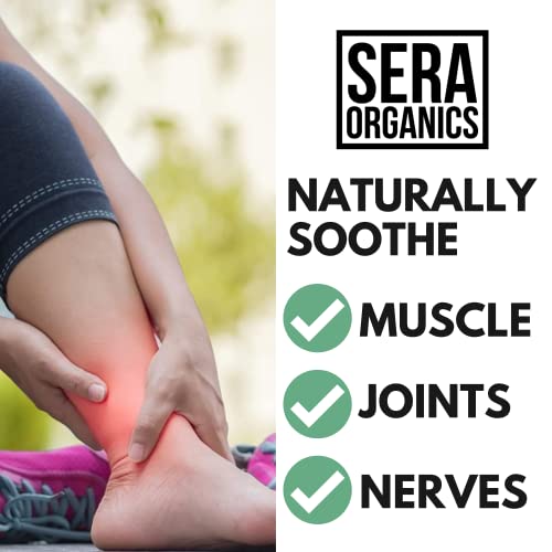 Turmeric Massage Oil - Arthritis Relief & Muscle Pain | Anti-Inflammatory, Lymphatic Drainage, Joint & Nerve Soothing, Sleep Support | Ginger & Lemongrass for Deep Tissue Massage | Sera Organics 100ml - Image 5