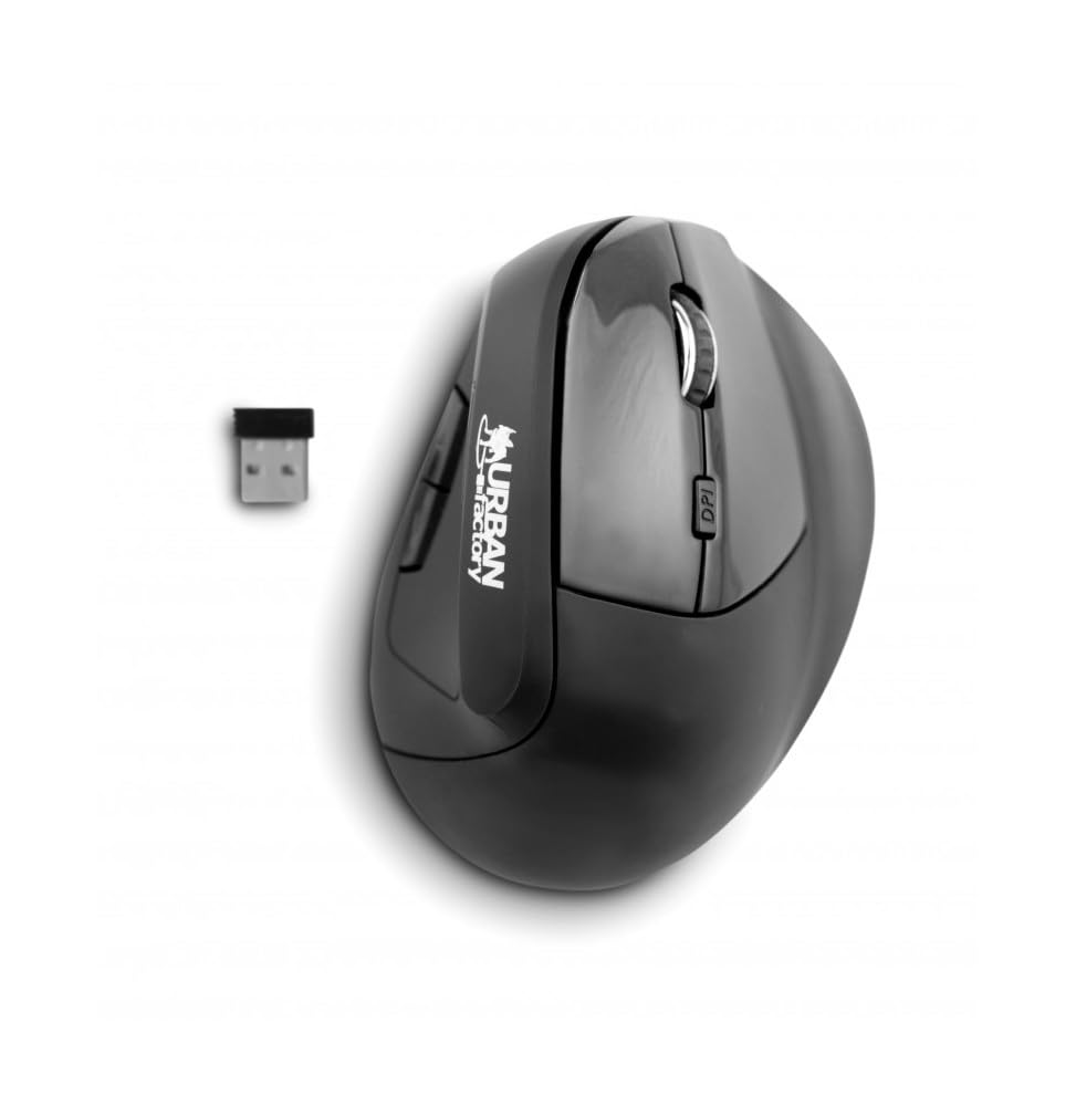 Urban Factory Ergo PRO sorrisi Senza Fili 2,4 GHz ERGONOMICO Verticale per Destra