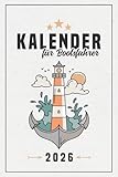 Kalender für Bootsfahrer 2026: Boot Gadgets Lustig / Geschenk für Bootsfahrer / Boot Kalender 2026 / Bootsurlaub Zubehör / Geschenkideen für Bootsbesitzer / Kapitän Ausrüstung