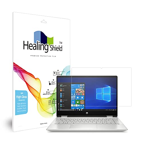 Muellery Healingshield XLV[tیtB Screen Protector Light Oleophobic High Gloss Film Compatible with HP Pavilion x360 14-dw P