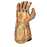 Kids Infinity Gauntlet Cosplay Thanos Arm LED Lights Up Gloves Toys Gift