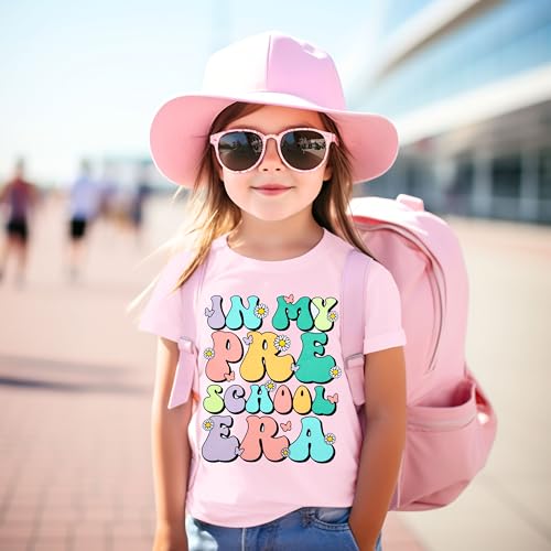 Image of First Day of School Shirt Toddler: in My Preschool Era Shirt Kids Tee | First Day of School Shirt Toddler: in My Preschool Era Shirt Kids - Cute Back to School Toddler Girl Tee