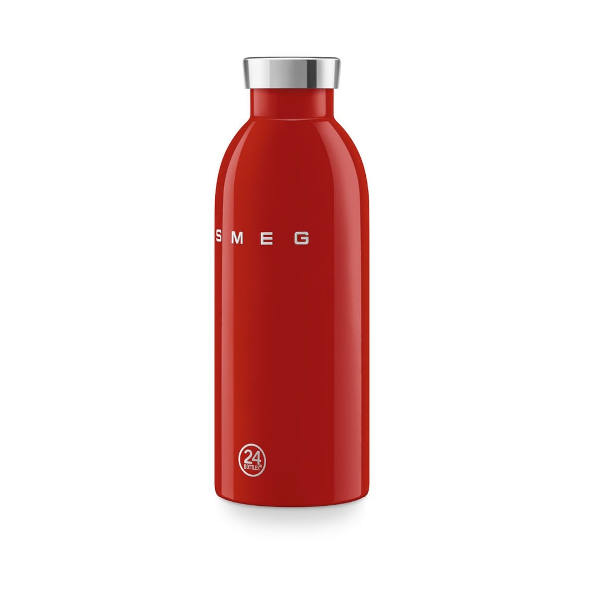 SMEG x 24Bottles, WBF01RD, Clima Bottle, 50's style aesthetic, 500 ml, Red