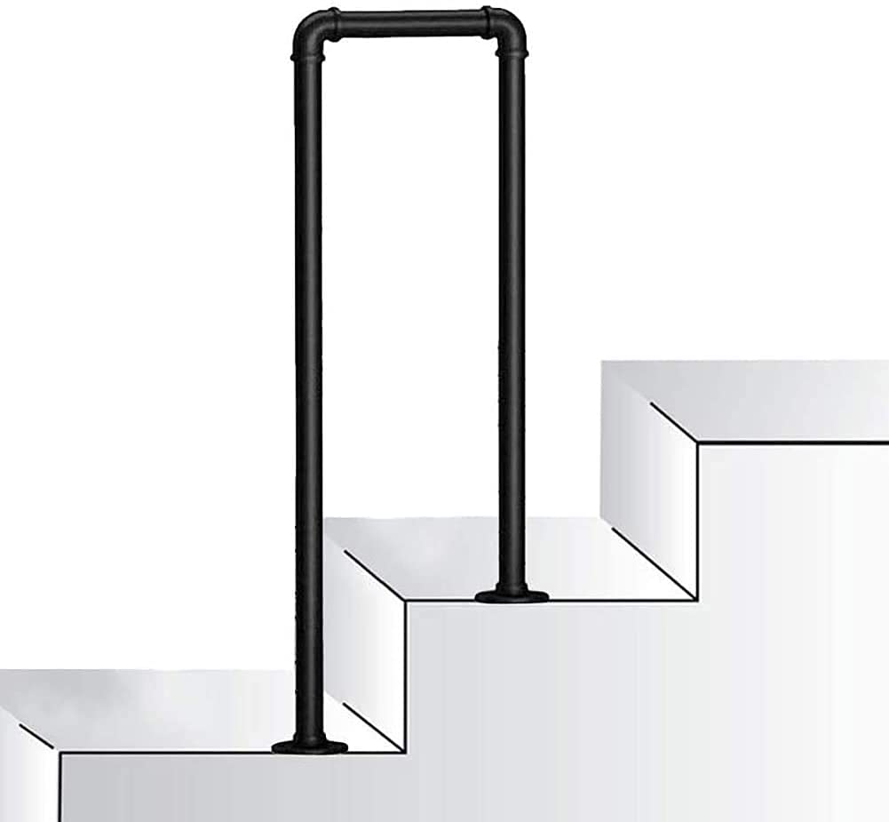 Mains courantes pour marches extérieures rampe d'escalier de transition couloir