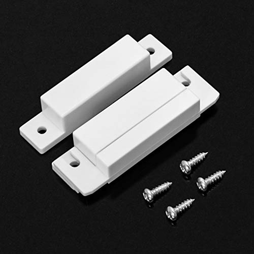 image for QWORK MC-31 Wired Surface-Mounted NC Magnetic Door Window Contact Sens