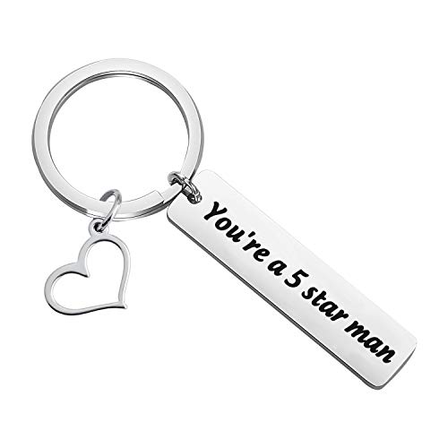 HOLLP It's Always Sunny in Philadelphia Inspire Gift You're A 5 Star Man Keychain Funny Valentines Day Gift for IASIP Series (Keychain)