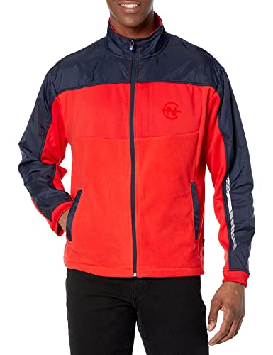 Image of Nautica Men's Competition Sustainably Crafted Full-zip Mixed-media Jacket