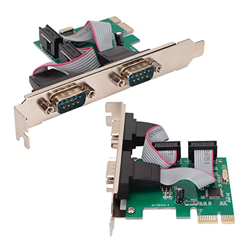 Bewinner PCI Express RS232 Karte Adapter, RS 232 Serial Port Controller, COM Port Erweiterung PCI-E Serielle Karte, PCI-E Card Adapter Konverter für 10 8 7 XP Vista