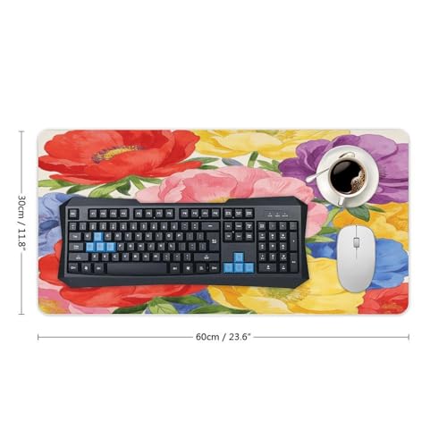 Large Desk Pad de goma impermeable 30x60 cm estilo miniatura 2