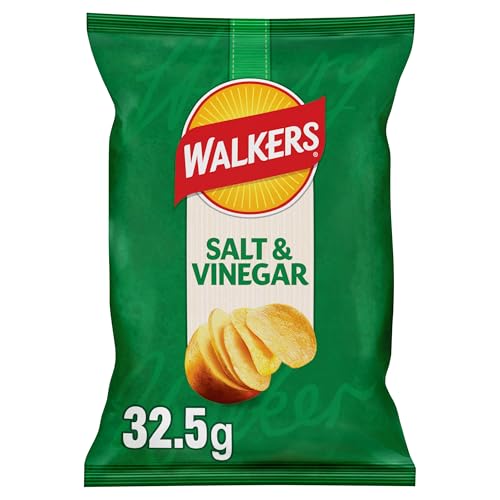 Walkers Salt & Vinegar Crisps 32.5g (Case of 32)