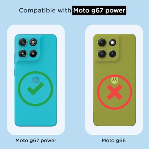 Image of Amazon Basics Back Cover for Motorola Moto G67 Power 5G / G57 Power 5G / G37 Power 5G Mag-Safe Shockproof PC + TPU Protective Case Magnetic Support Bumper Case (Transparent Mag-Safe)