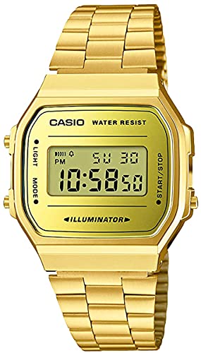 CASIO QUARTZ �J�V�I�N�I�[�c A168WEGM-9 �r���v ���v �����Y ���f�B�[�X �`�v�J�V STANDARD �X�^���_�[�h �N�I�[�c ���^�� �S�[���h [���s�A���i]