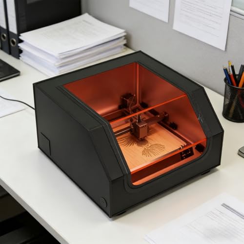Cubierta protectora con ventilación para máquina de grabado de 700x720x400 mm 5