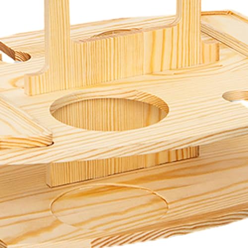 Mesa de portátil com suporte para taças de vinho, bandeja de queijo e lancheira para festivais ao ar