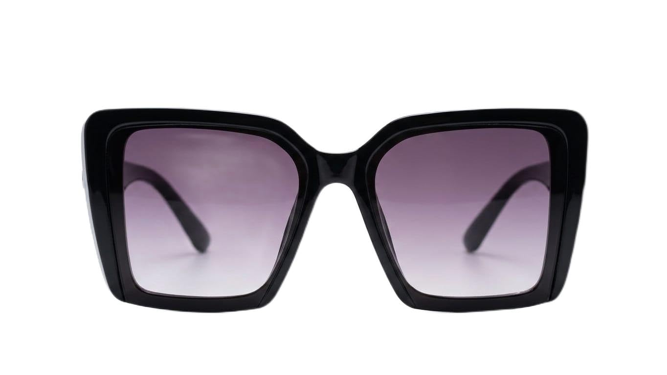 Oversized Square Sunglasses for Women – Bold Thick Frame Trendy Fashion Sun Glasses with Gradient UV400 Protection Lenses-picture-18