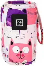 Aquecedor Mamadeira Regulagem Temperatura 3 Niveis Usb (Gato Pink)