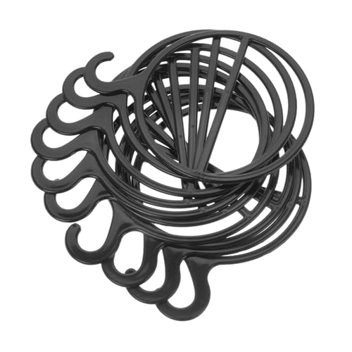 Alipis High-Capacity Scarf Holders 10pcs Rotating Hangers 13cm Scarves Rack Tie Pant Organizer