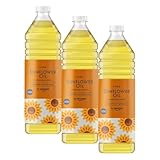 by Amazon Aceite Refinado De Girasol, 1L (Paquete de 3)