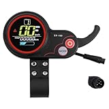 【Compatible Description】This TF-100 5pin/6pin electric thumb throttle adopts protocol 2 and fits for Kugoo M4, for Kugoo Pro, for Vsett, for Kaabo, for Dualtron and more electric scooters. Its universal design makes it ideal for electric scooter thro...