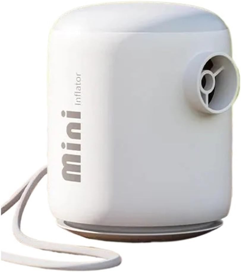 1pc Mini Air Pump Portable Electric Inflator Pump for Air Mattresses Inflate Deflate Beds Swimming Ring Outdoor Camping Pump