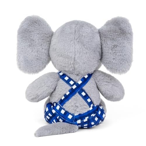 Image of Mirada Huggable Dangri Elephant Soft Toy | Grey Plush Stuffed Animal Gift for Kids & Girls | Soft Toys for Kids, Stuffed Animals, Animal Soft Toys, Cuddle Toy, Baby Gift, Room Decor Plush | 38cm