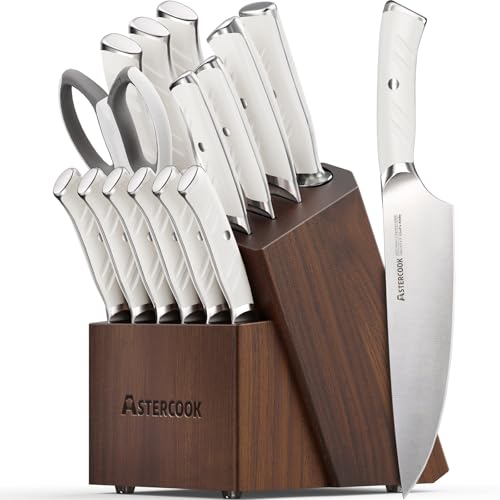 Astercook 15-Piece German Knife Set